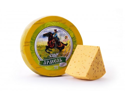 Сыр АРАМЕЛЬ с пажитником 50% Пружаны
