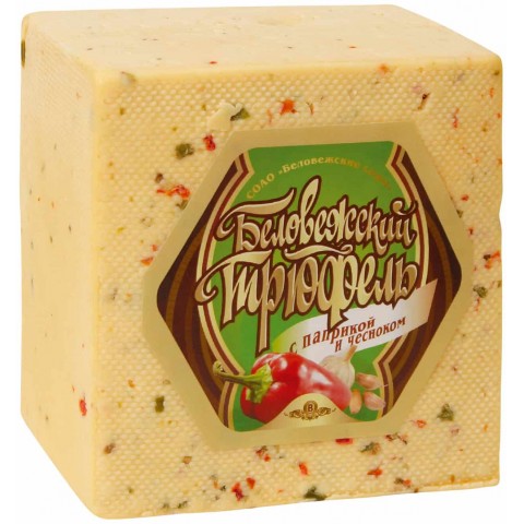Сыр Беловежский трюфель с паприкой и чесноком, 40%